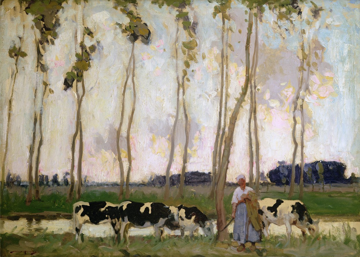 Bretonská krajina (olej na plátně) od William Lee Hankey