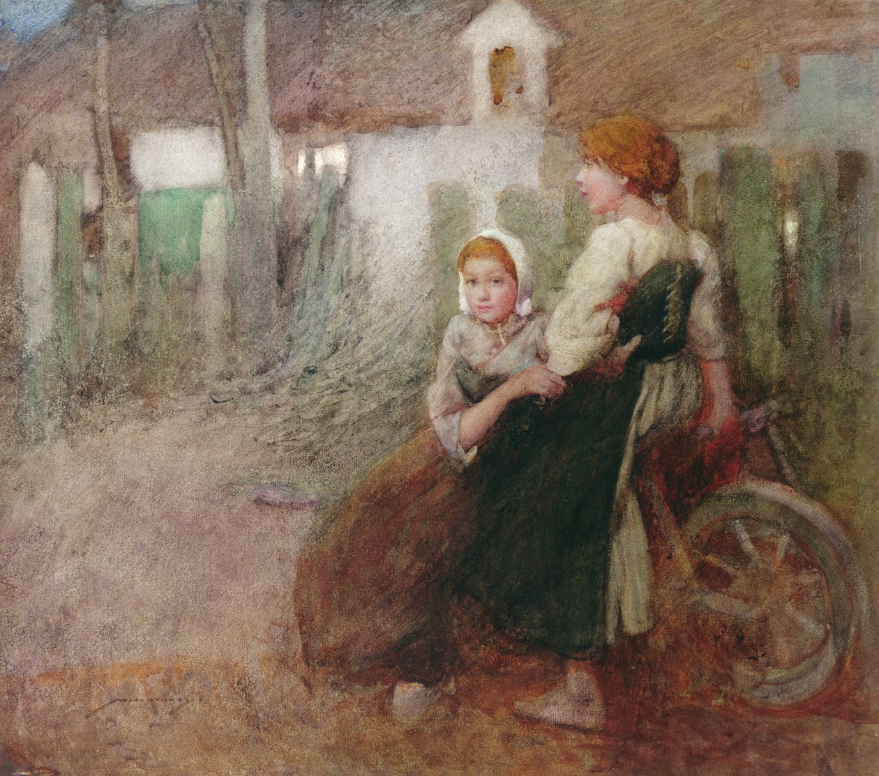 Večerní světlo (akvarel na papíře) od William Lee Hankey