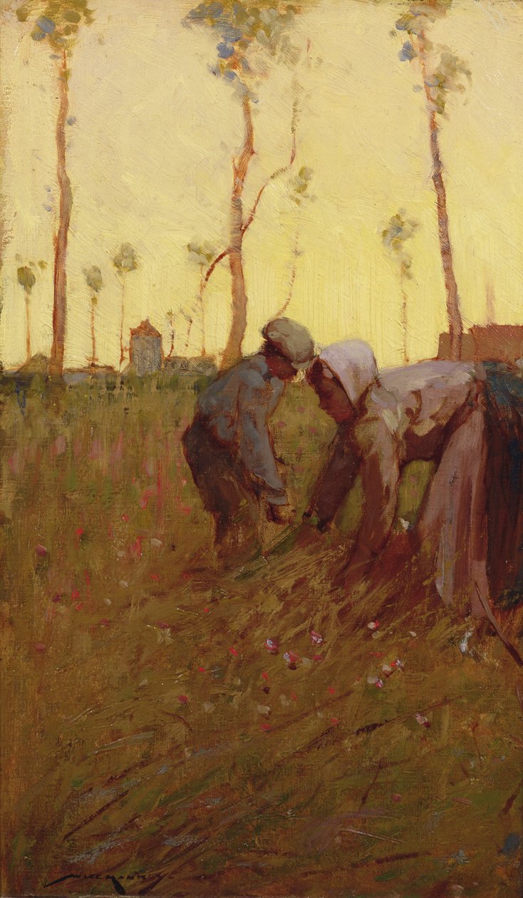 Hay Time (olej na plátně) od William Lee Hankey