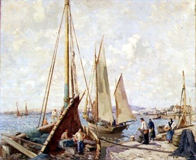 Le Touquet Harbor od William Lee Hankey