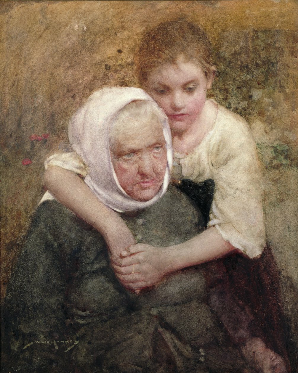 Vzpomínky (akvarel na papíře) od William Lee Hankey