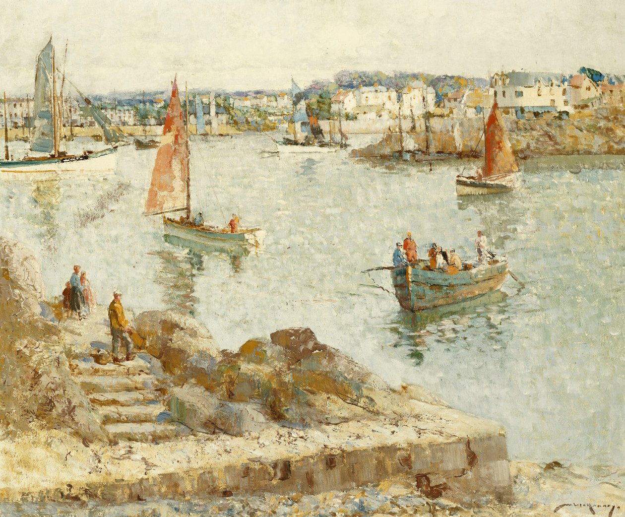 Trajekt, Concarneau od William Lee Hankey