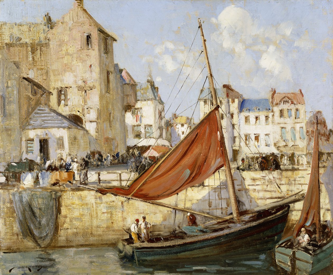 Přístav, Honfleur od William Lee Hankey