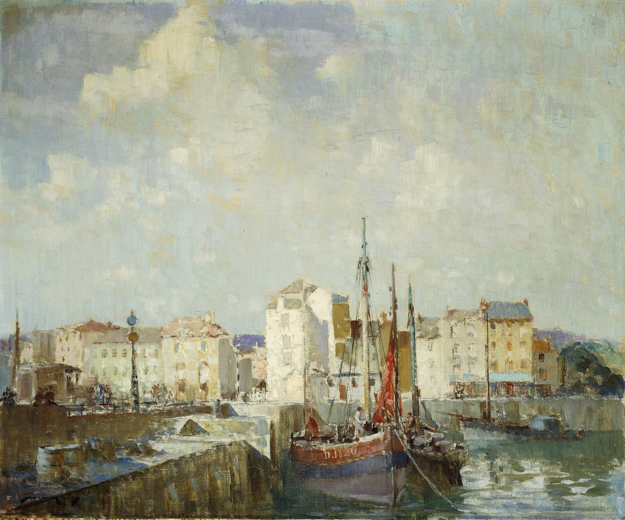 Vnitřní přístav, Dieppe od William Lee Hankey
