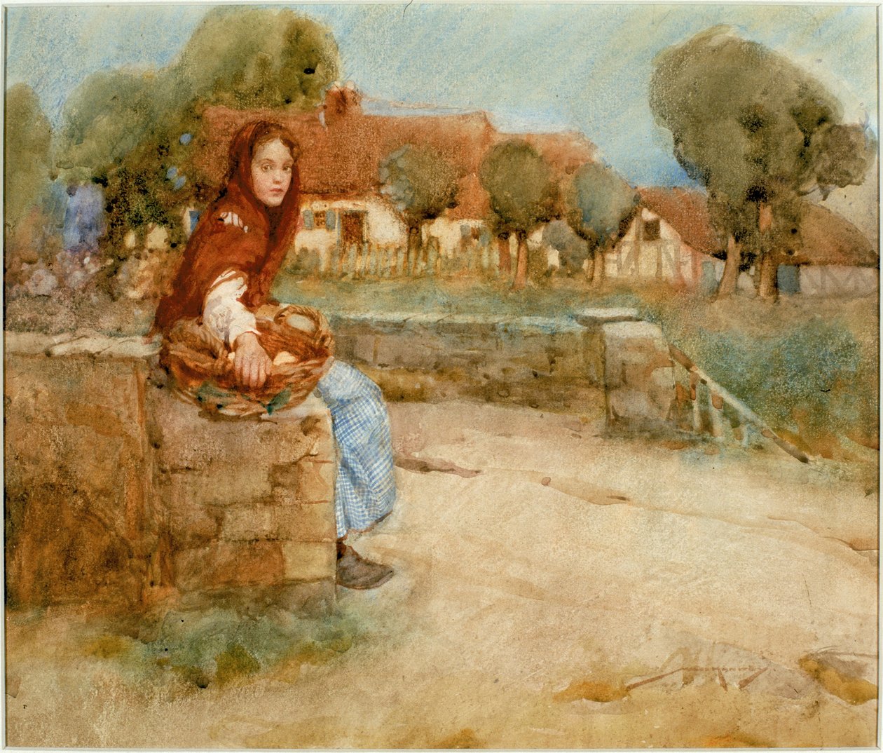 The Time was Young (tužka a akvarel na palubě) od William Lee Hankey