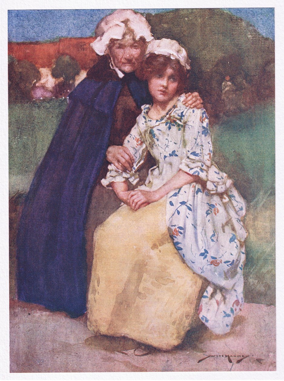 Stydlivé panny postranní pohledy lásky (barva litho) od William Lee Hankey