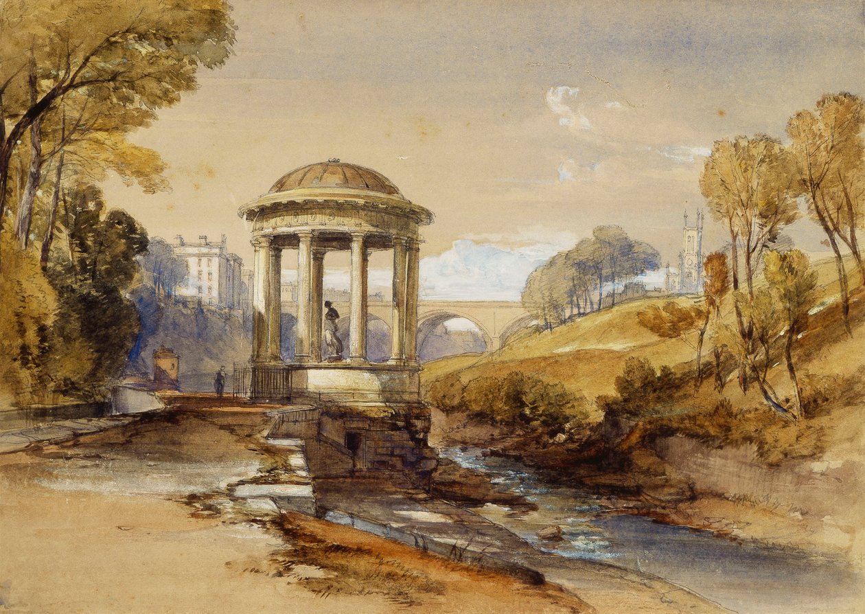Studna svatého Bernarda, Water of Leith, poblíž Edinburghu, Skotsko, od William Leighton Leitch