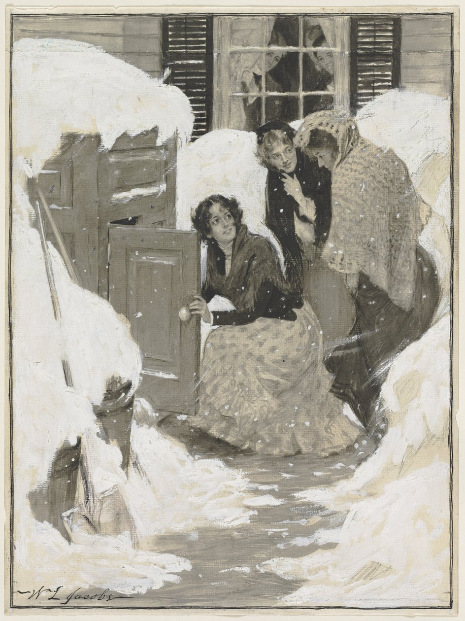Skica pro knižní ilustraci. od William Leroy Jacobs
