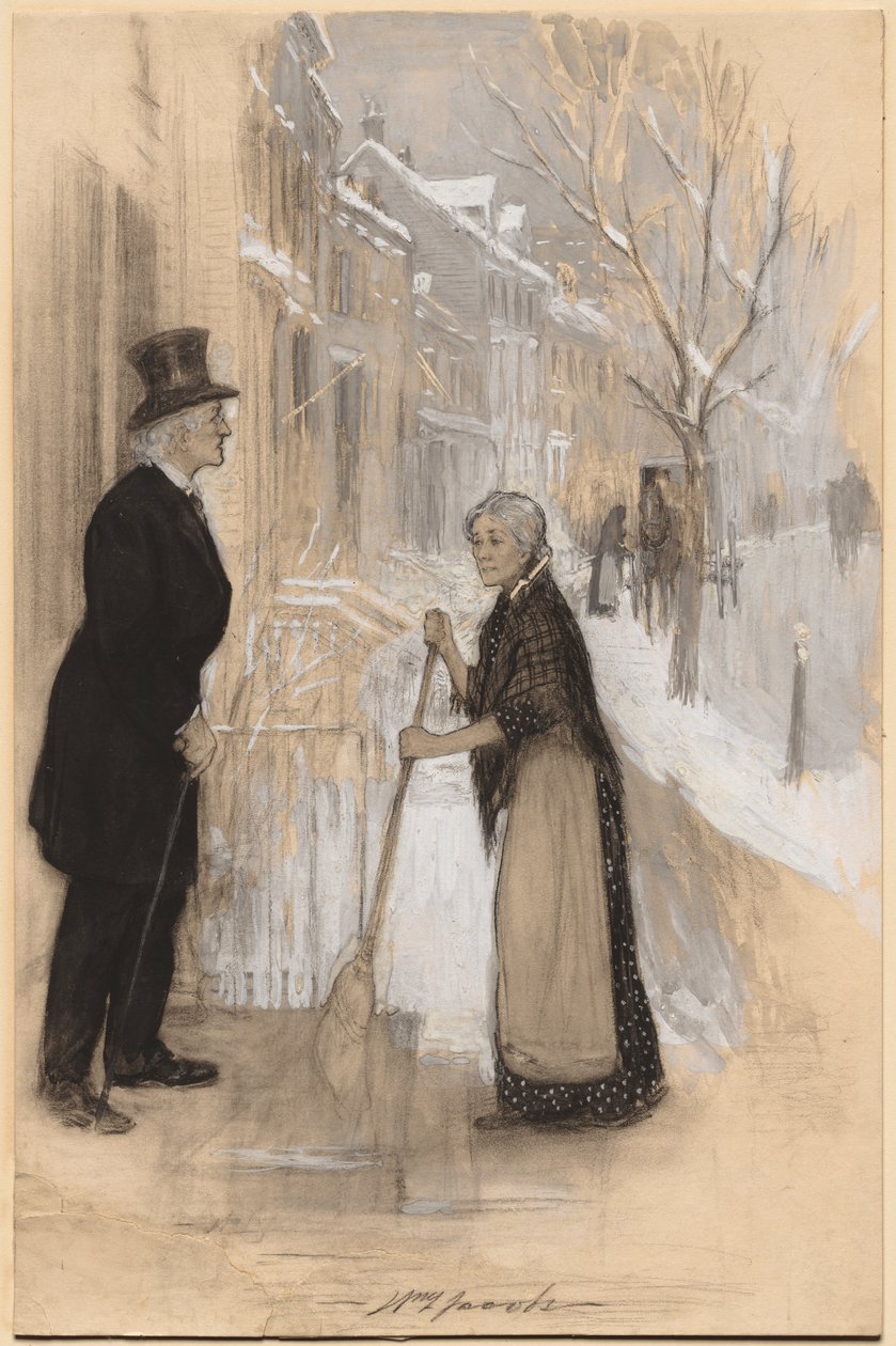 Náčrt pro ilustraci „Not Honorably Discharged“ od William Leroy Jacobs