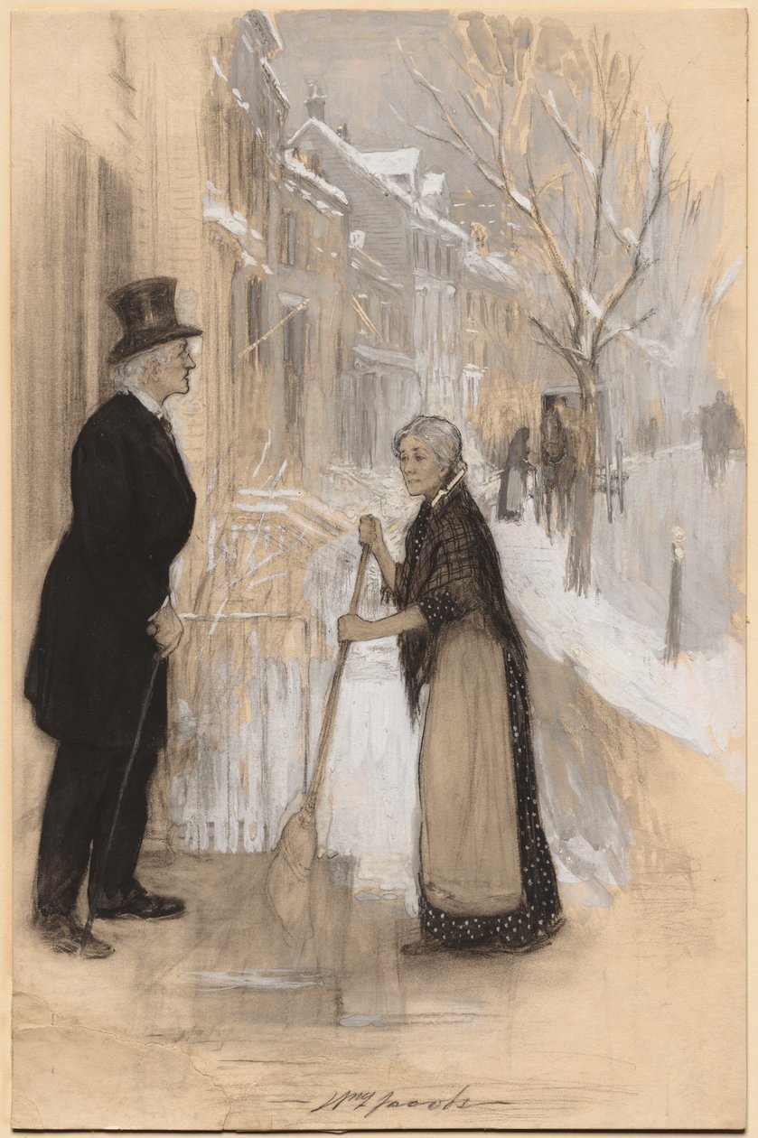 Náčrt pro ilustraci Not Honorably Discharged, 1904. od William Leroy Jacobs