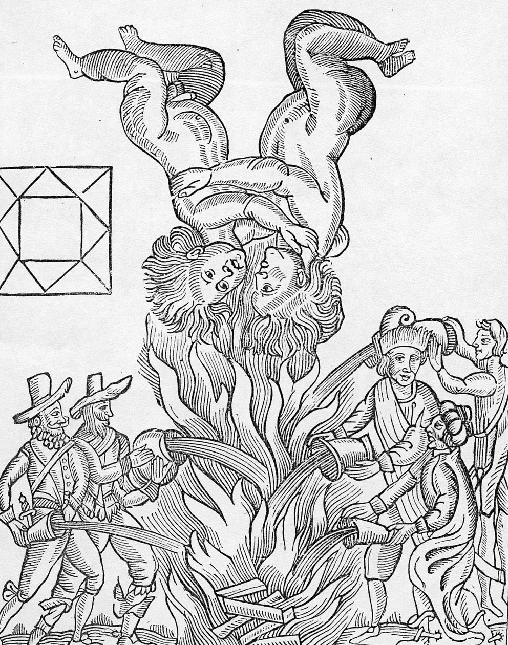 Faksimile astrologického hieroglyfu předpovídajícího velký požár Londýna z „Monarchy or No Monarchy in England“ publikovaného v roce 1651 od William Lilly