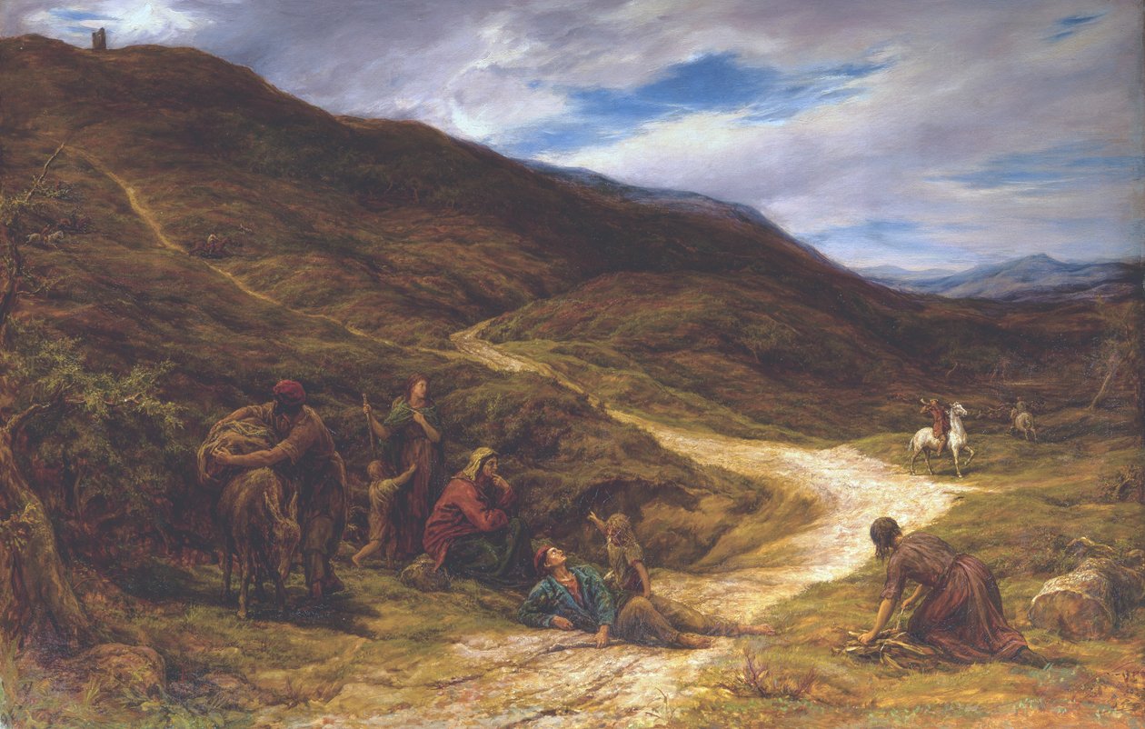 Přes vřesoviště "Roh, roh, Lusty, Lusty Horn" od William Linnell