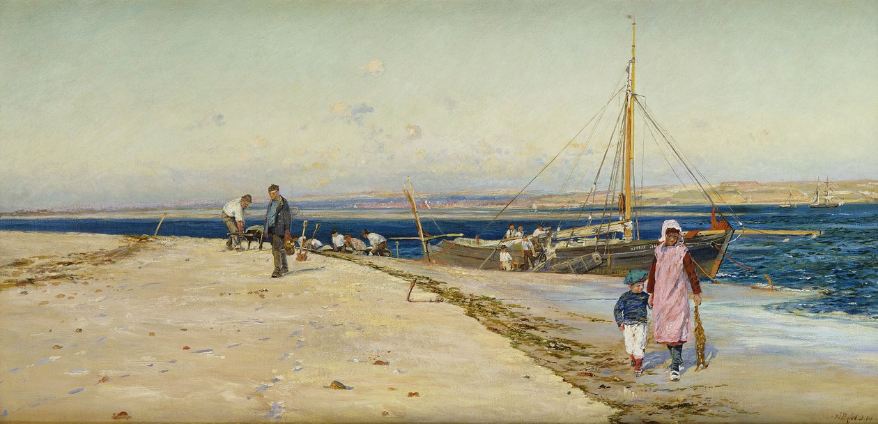 Postavy na březích ústí, od William Lionel Wyllie