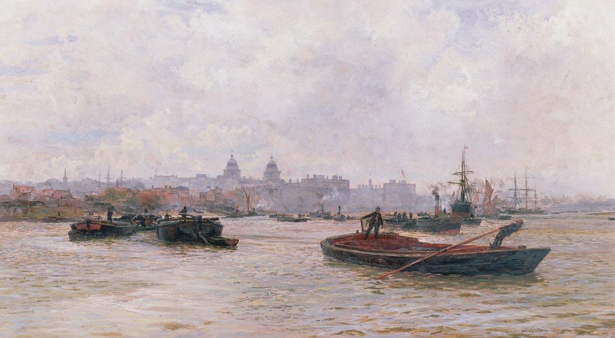 Greenwichská nemocnice od William Lionel Wyllie