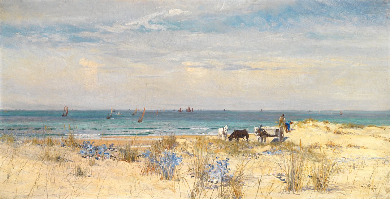 Sklizeň země a moře, 1873 od William Lionel Wyllie