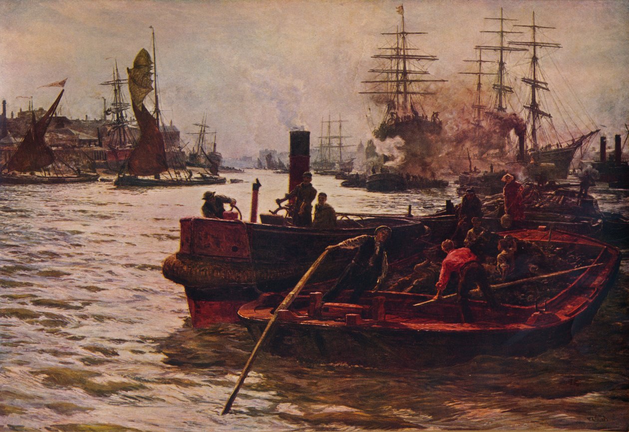 Dřina, třpyt, lesk a bohatství, 1883 1935 od William Lionel Wyllie