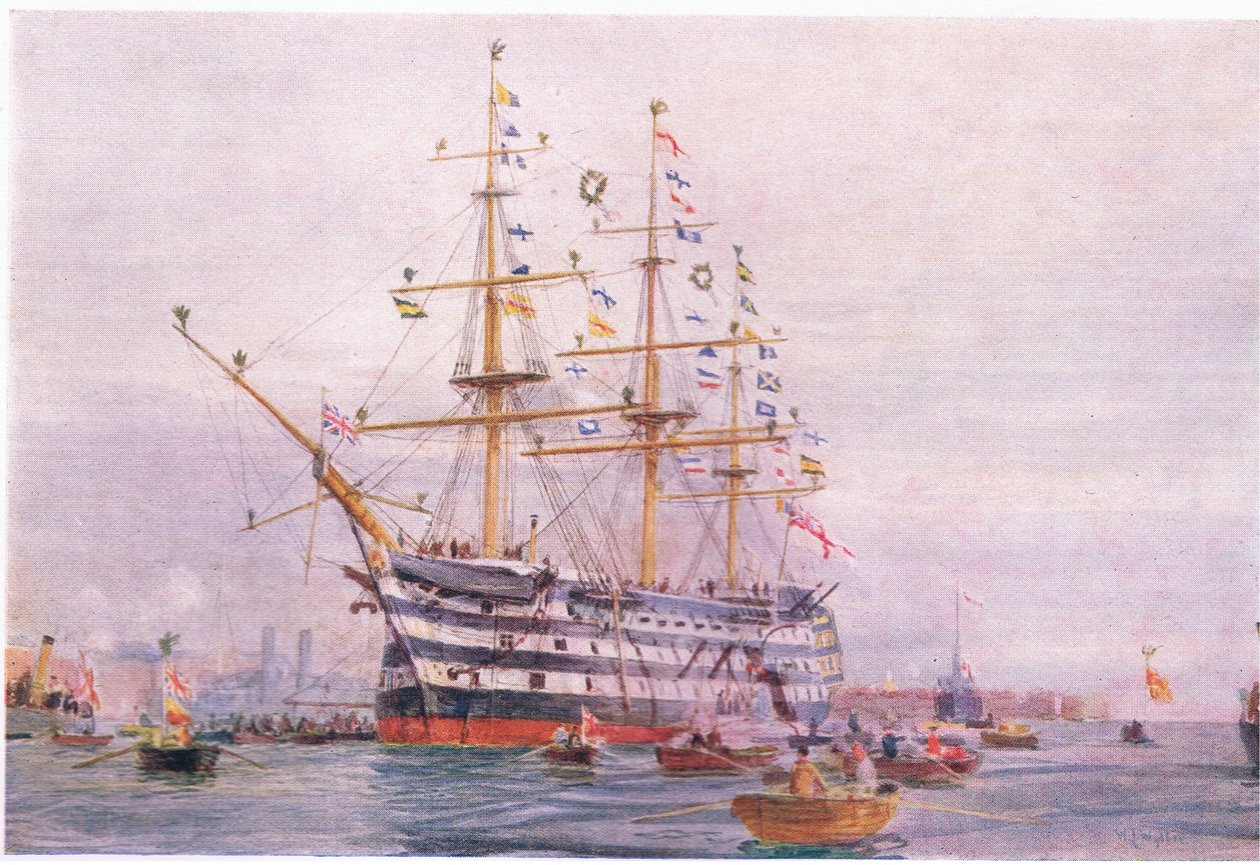 výročí Trafalgaru od William Lionel Wyllie
