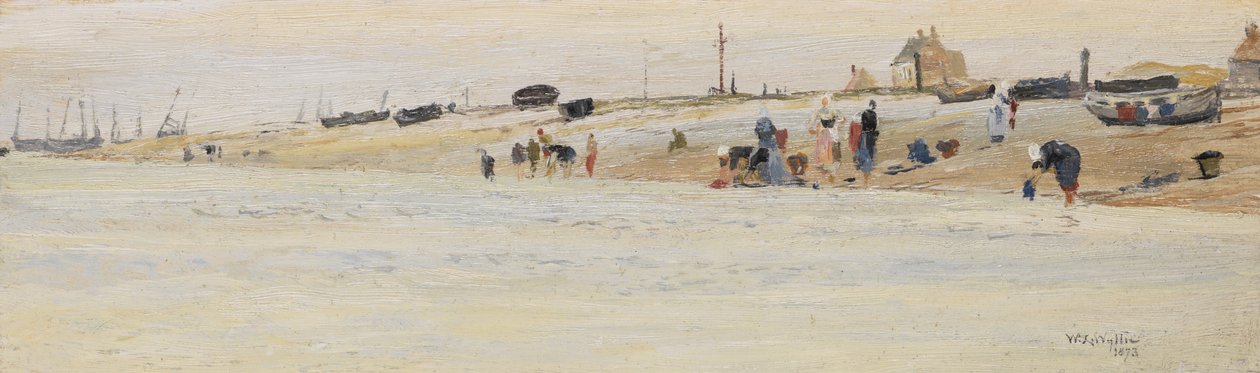 Umývačky na pláži, 1873 od William Lionel Wyllie