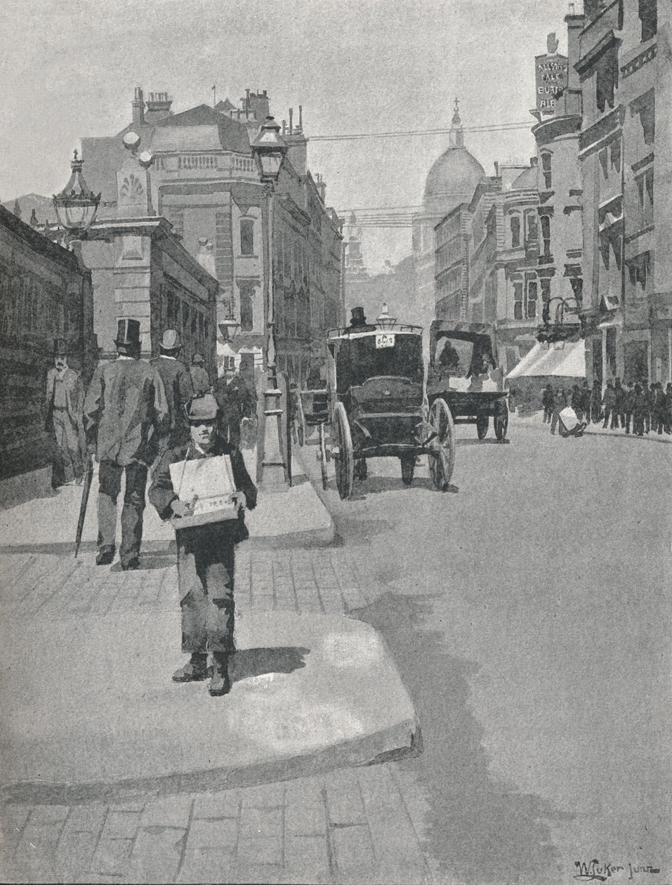 Cannon Street, 1891 od William Luker