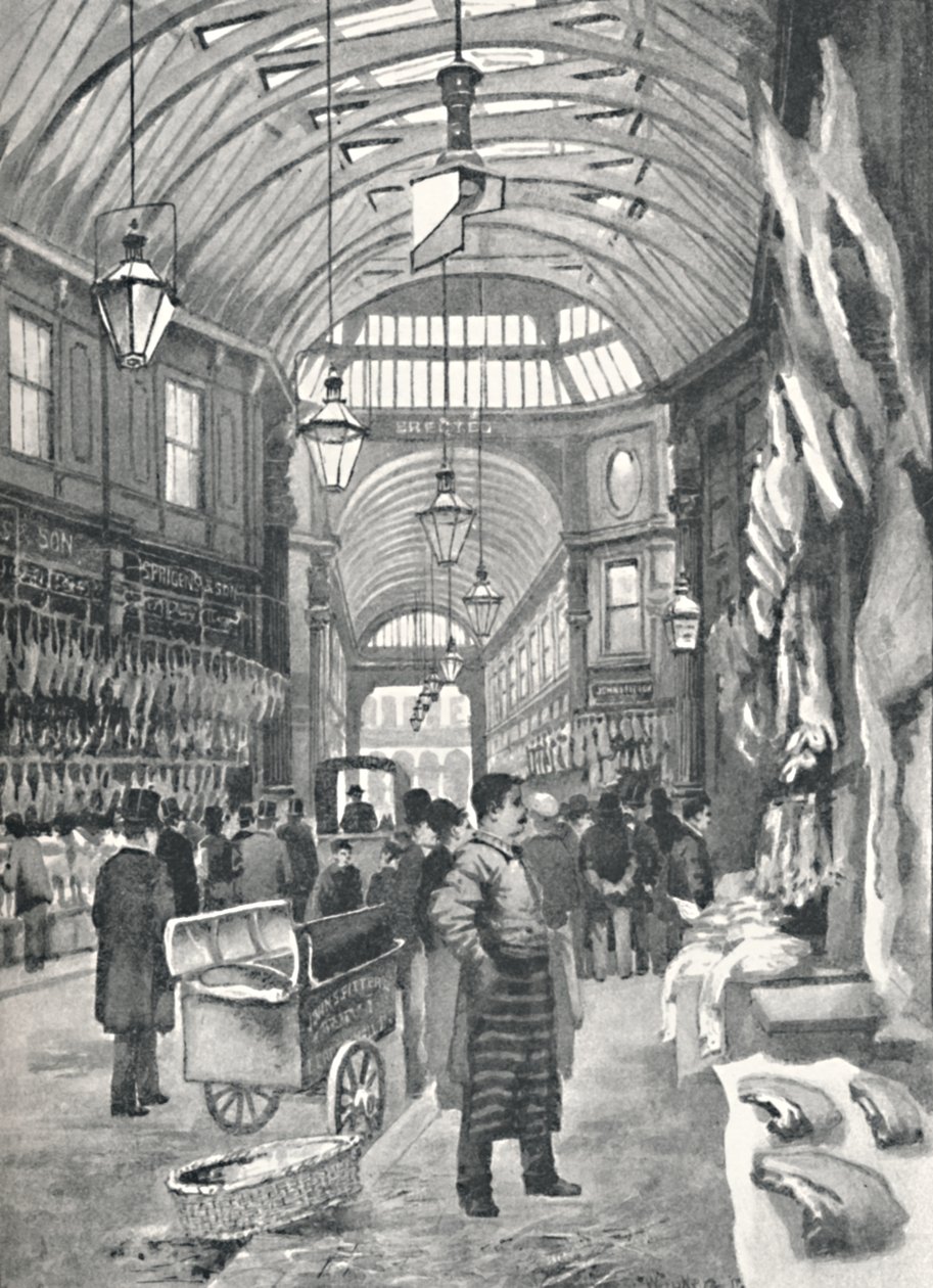 Leadenhall Market, 1891 od William Luker