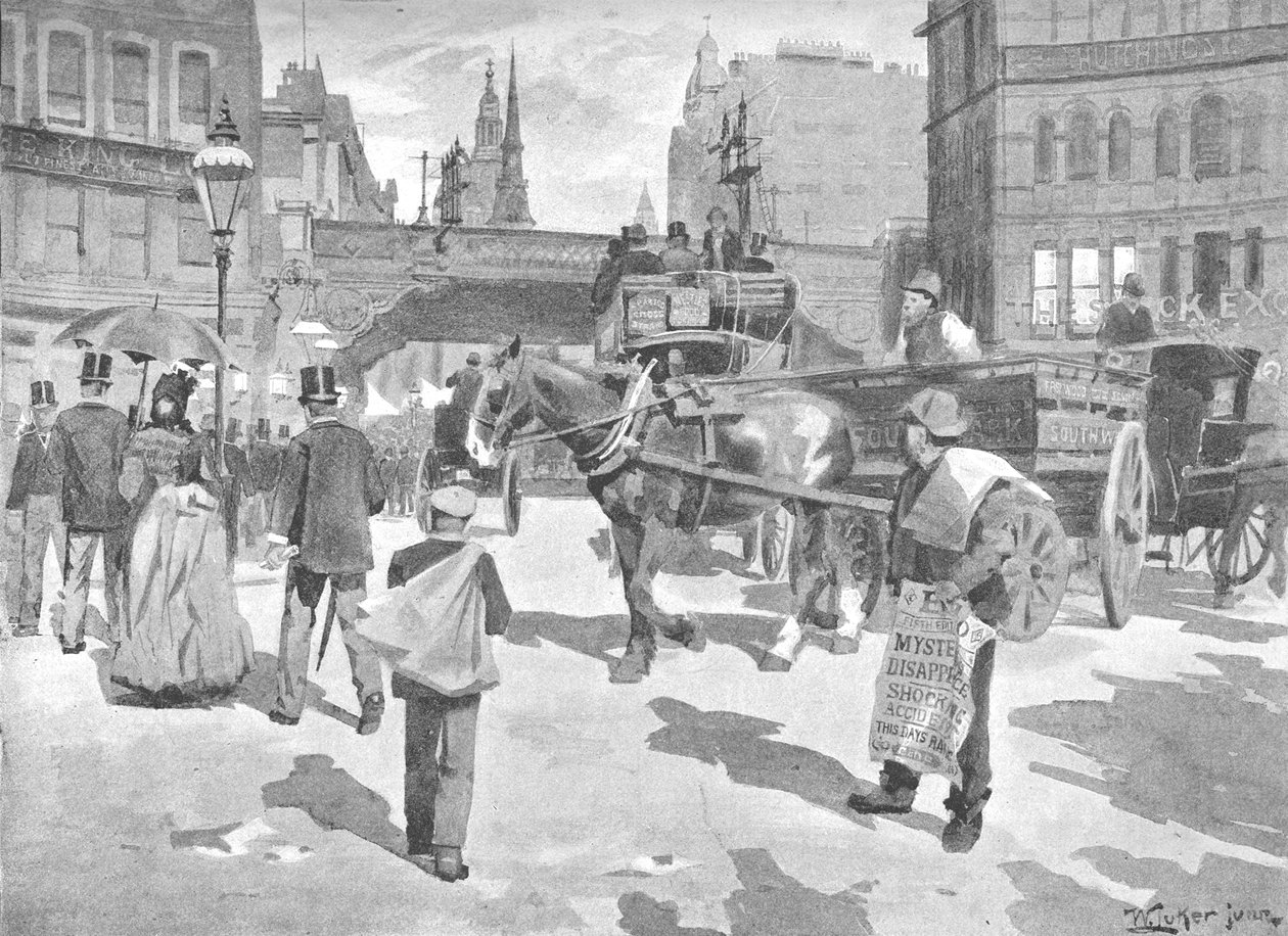 Cirkus Ludgate, 1891 od William Luker