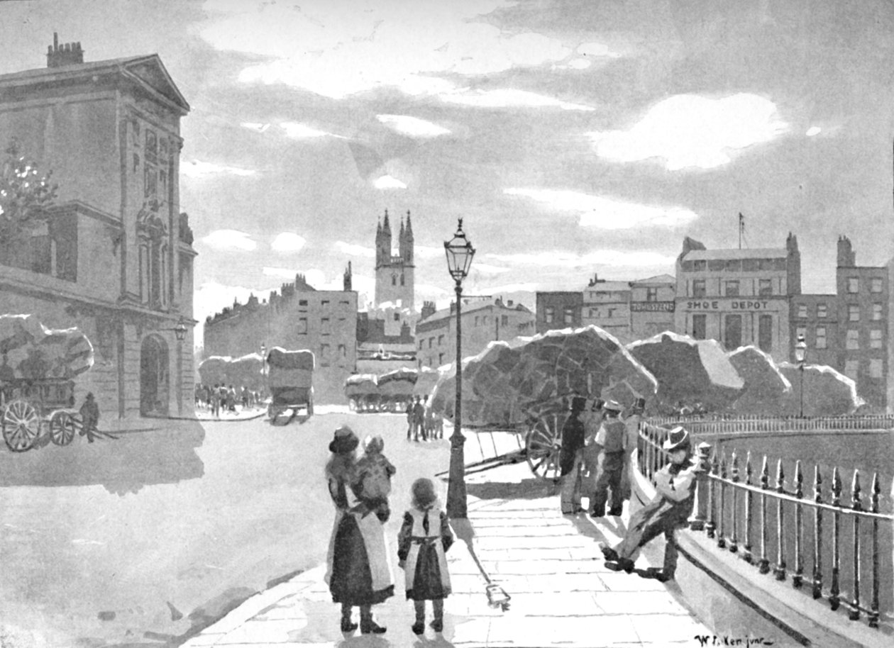 Smithfield and St. Bartholomews Hospital, 1891 od William Luker