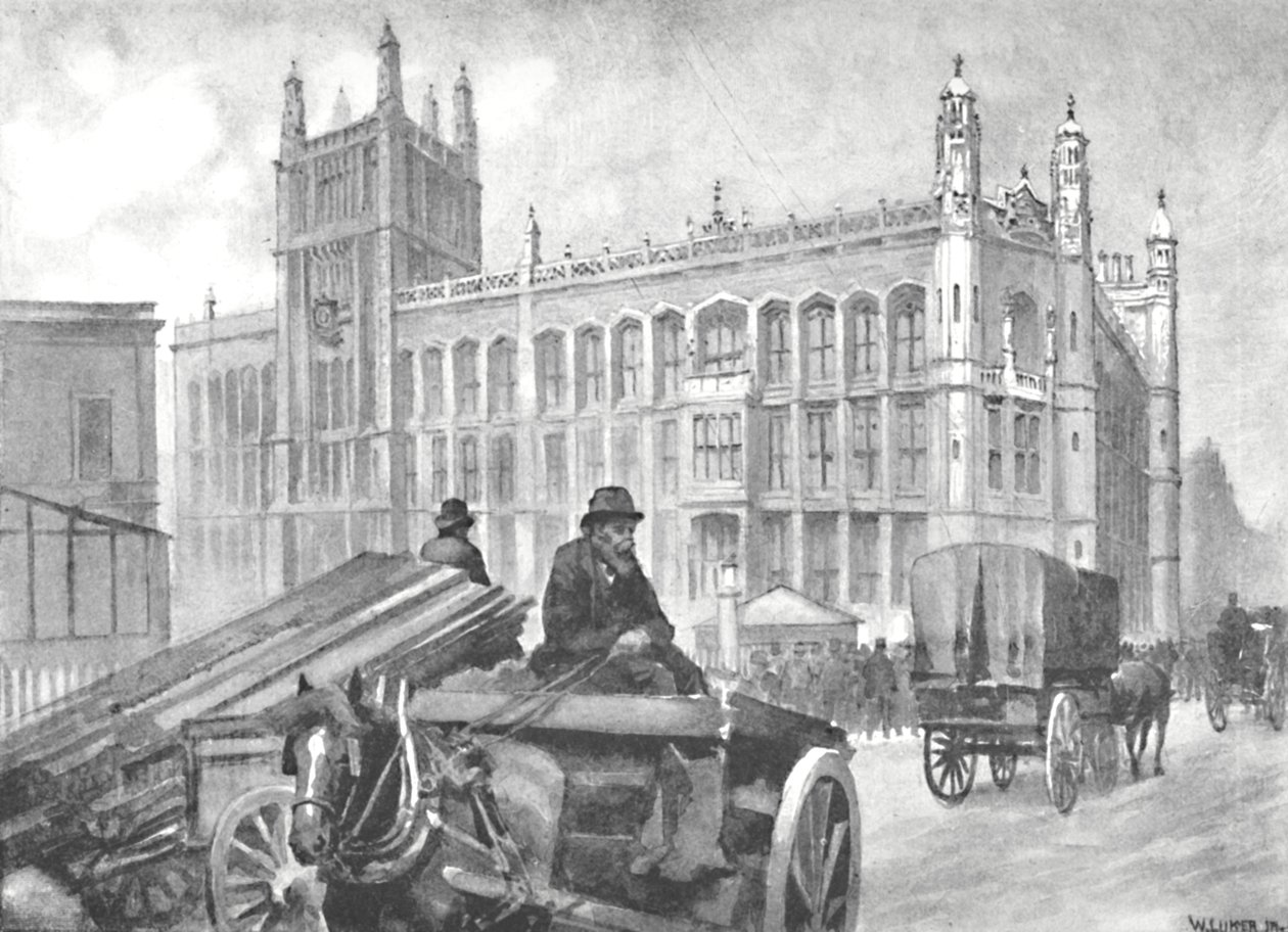 The Record Office, Fetter Lane, 1891 od William Luker