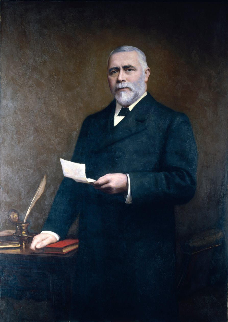 Sir William White (1845-1913), asi 1902 (olej na plátně) od William Mainwaring Palin