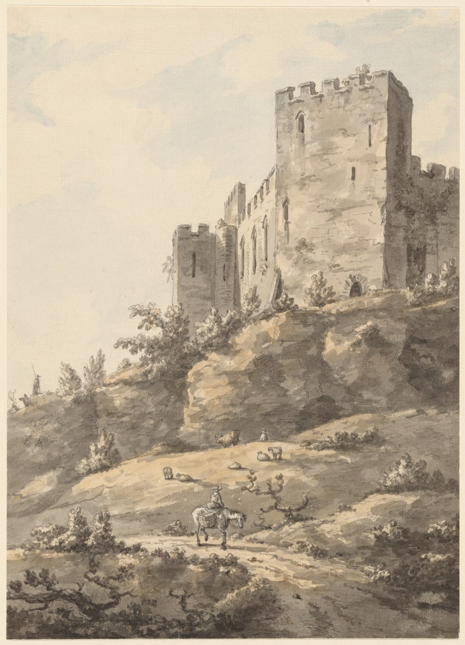 Hrad Ludlow, Shropshire od William Marlow