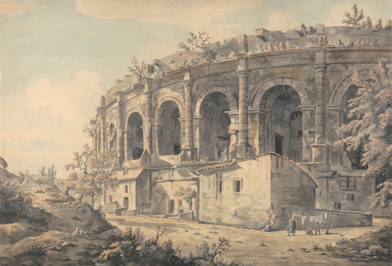 Amfiteátr v Nimes od William Marlow