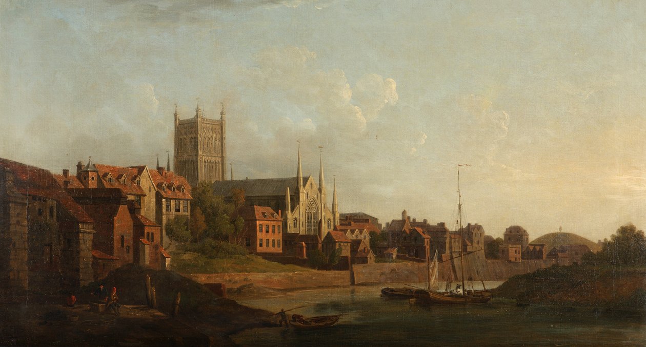 Worcester ze Severnu, kolem roku 1760 od William Marlow
