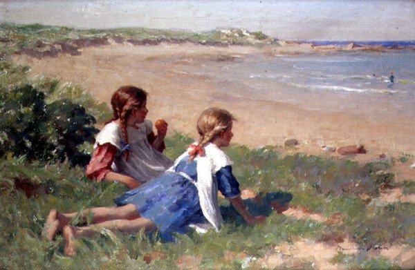 Pohled na moře (olej na plátně) od William Marshall Brown