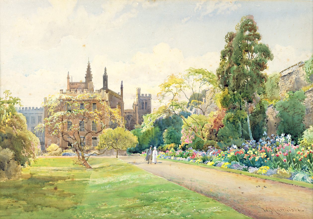 New College Border, 1918 od William Matthison