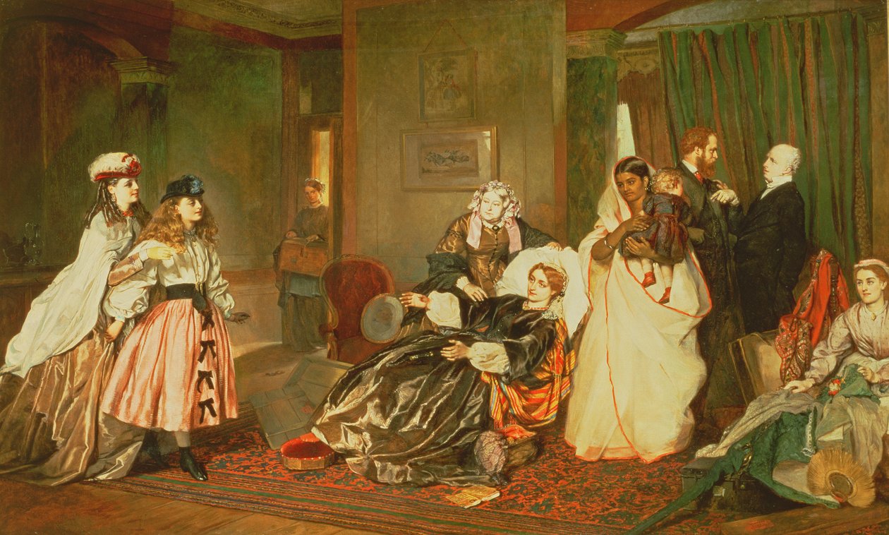 Návrat domů, 1866 od William Maw Egley