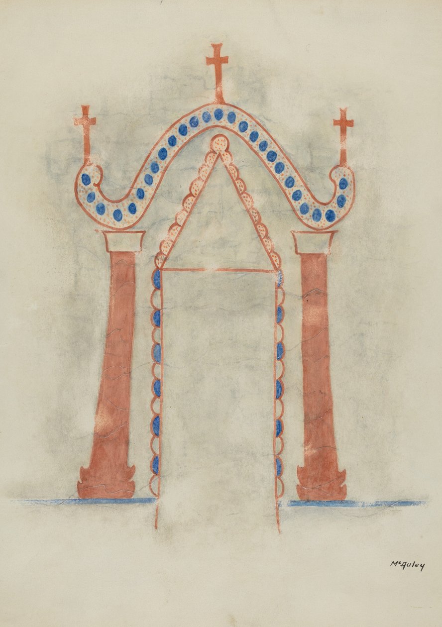 Nástěnná malba, 1938. od William McAuley