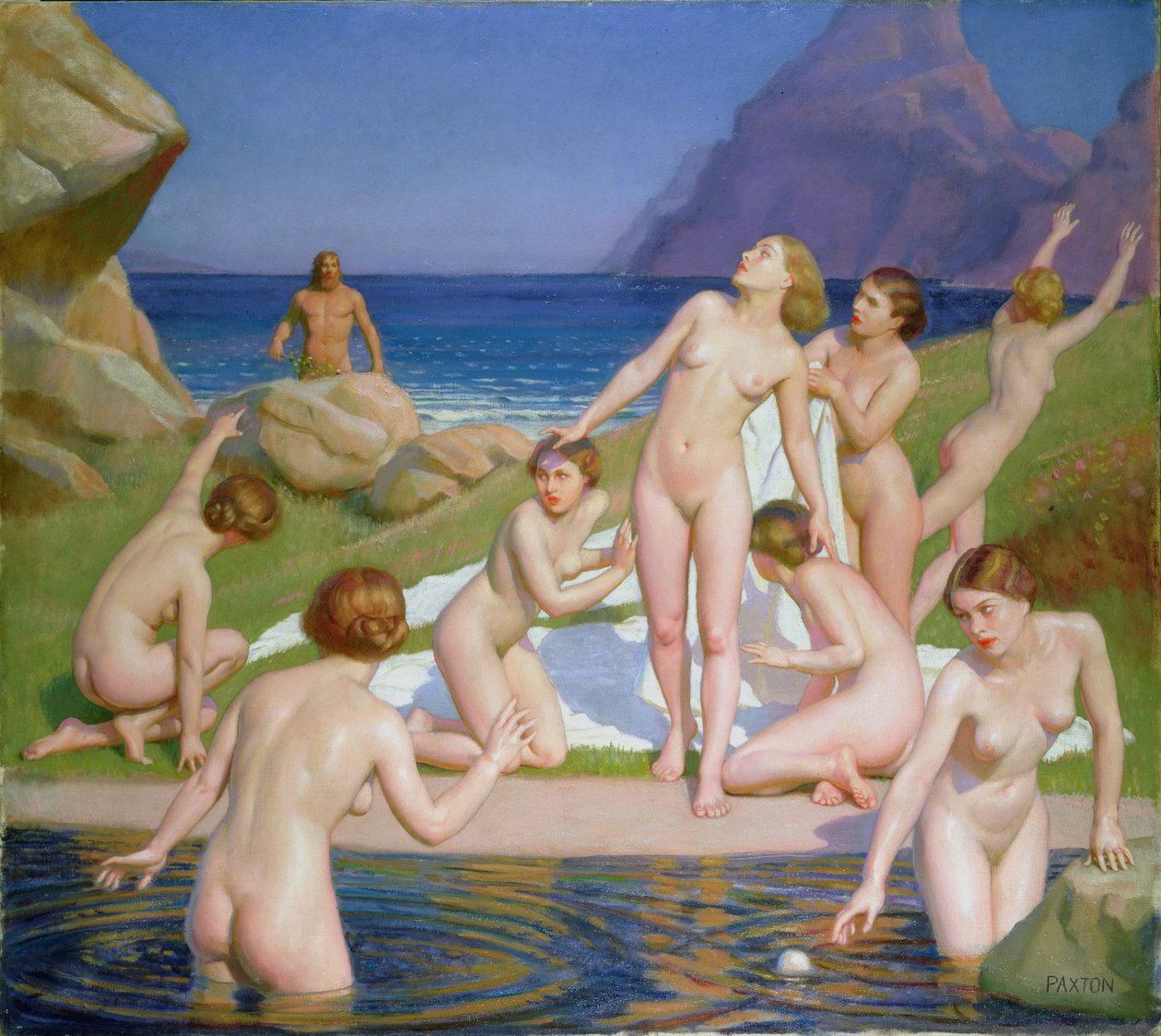 Nausicaa od William McGregor Paxton