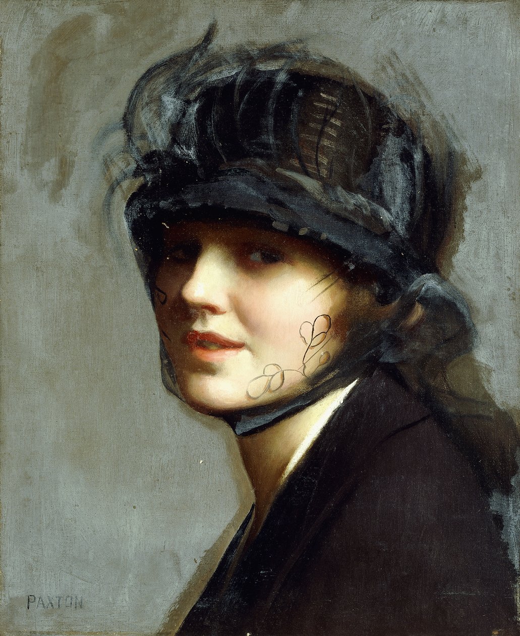 Portrét Charlotte Morgan McFadden od William McGregor Paxton