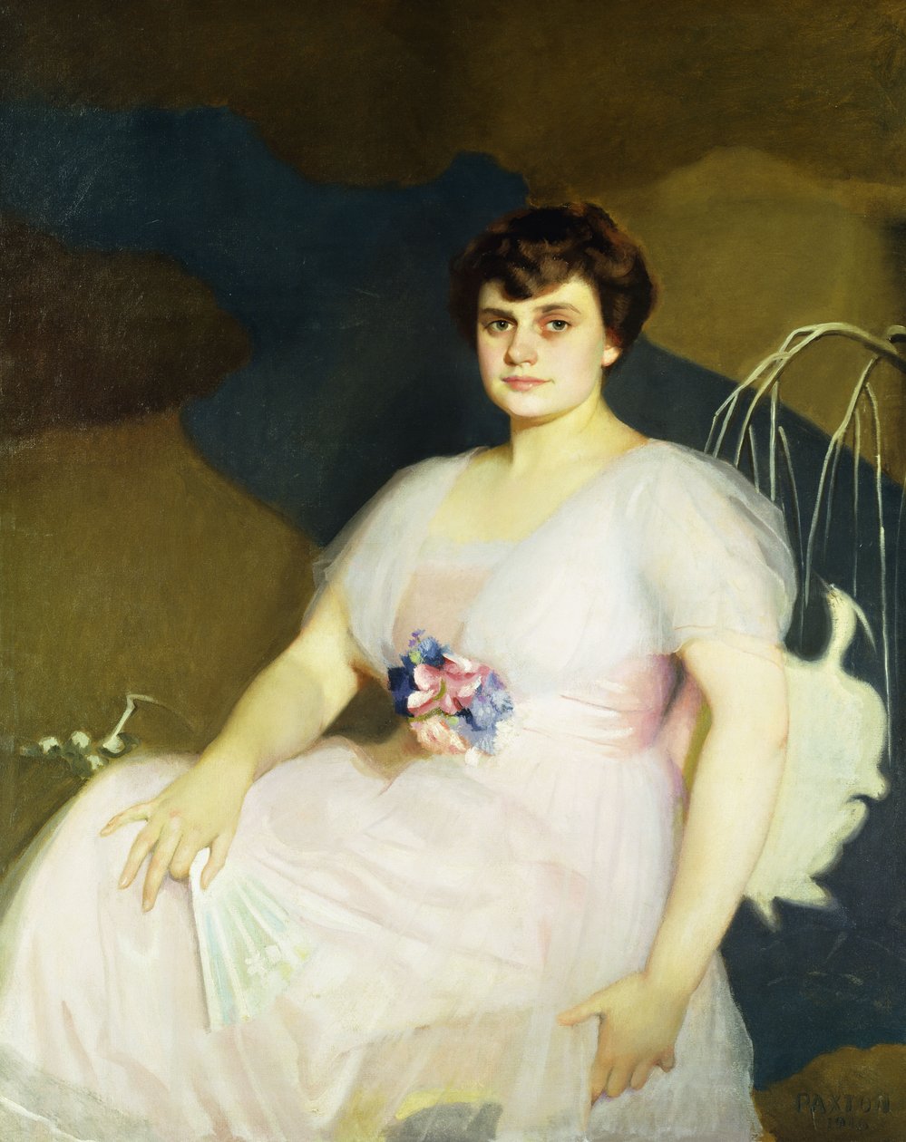 Portrét Charlotte Parker Milne od William McGregor Paxton