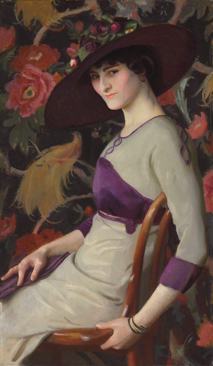 Rus; La Russe (olej na plátně) od William McGregor Paxton