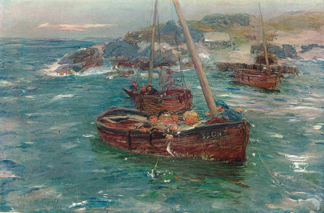 A Ground Swell, Carradale, Argyll, c1883 od William McTaggart
