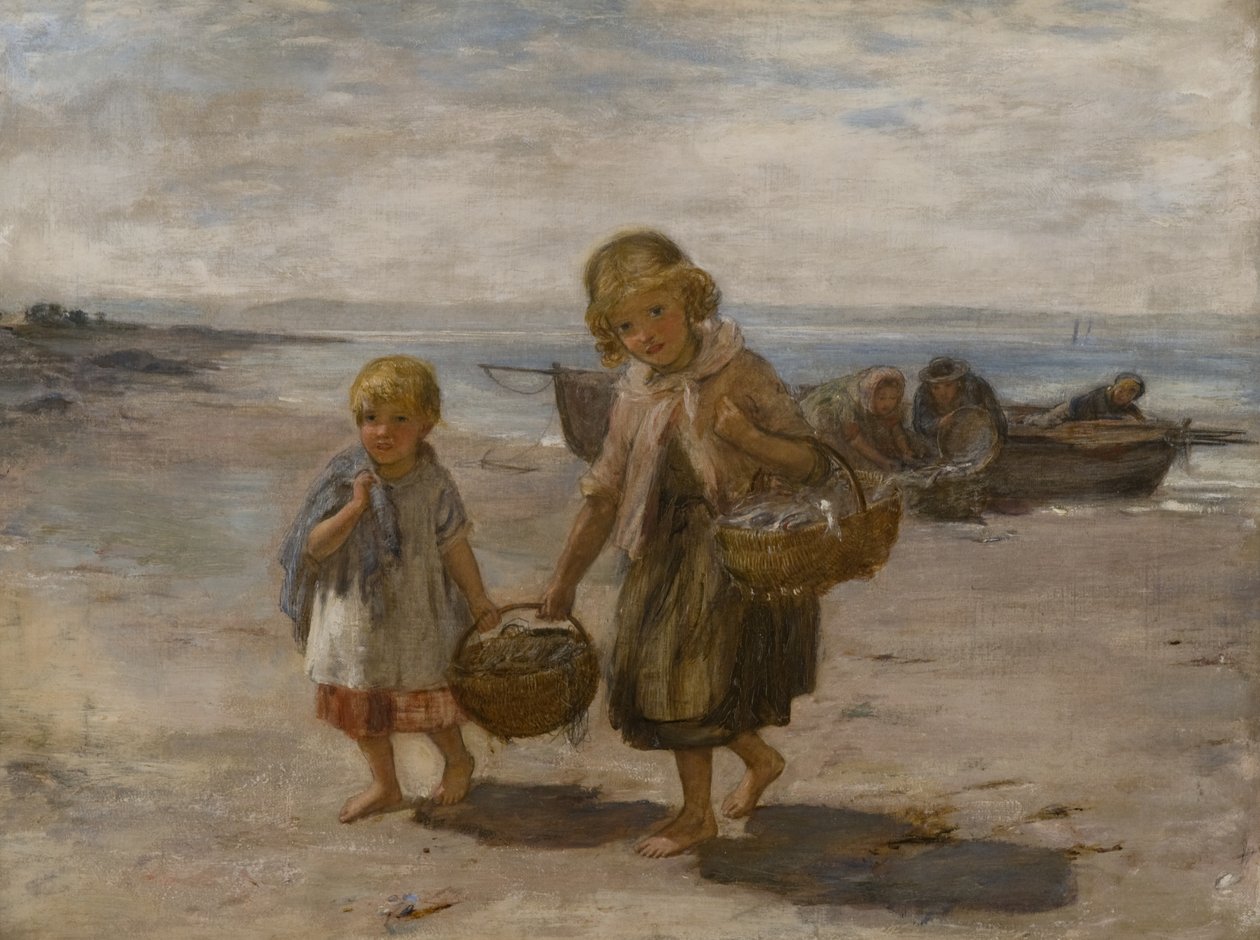 Ryby z člunu od William McTaggart