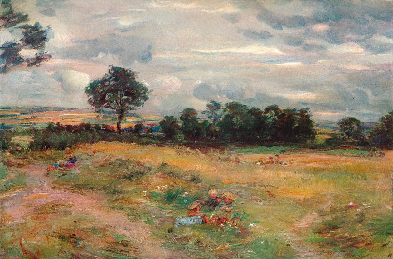 Sklizeň v Broomieknowe, 1896 od William McTaggart
