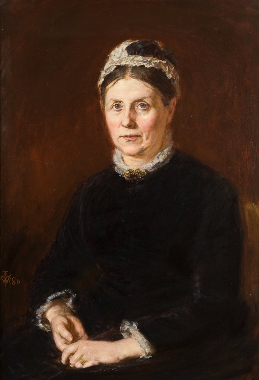 Paní (James Guthrie) Orchar, Catherine Nicoll (1820-1916) od William McTaggart