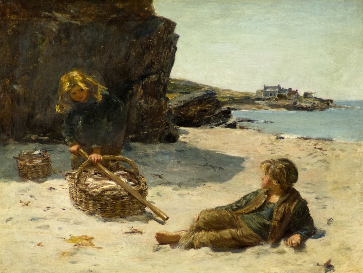 Na Bílém písku od William McTaggart