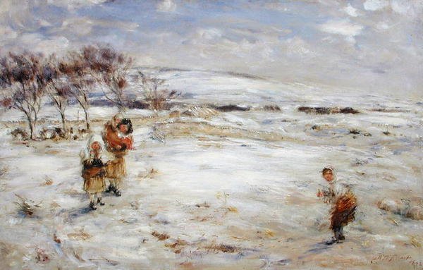 Sníh v dubnu (olej na plátně) od William McTaggart
