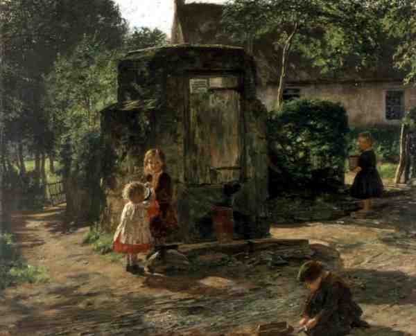 The Old Pump Well, c.1862-63 (olej na plátně) od William McTaggart