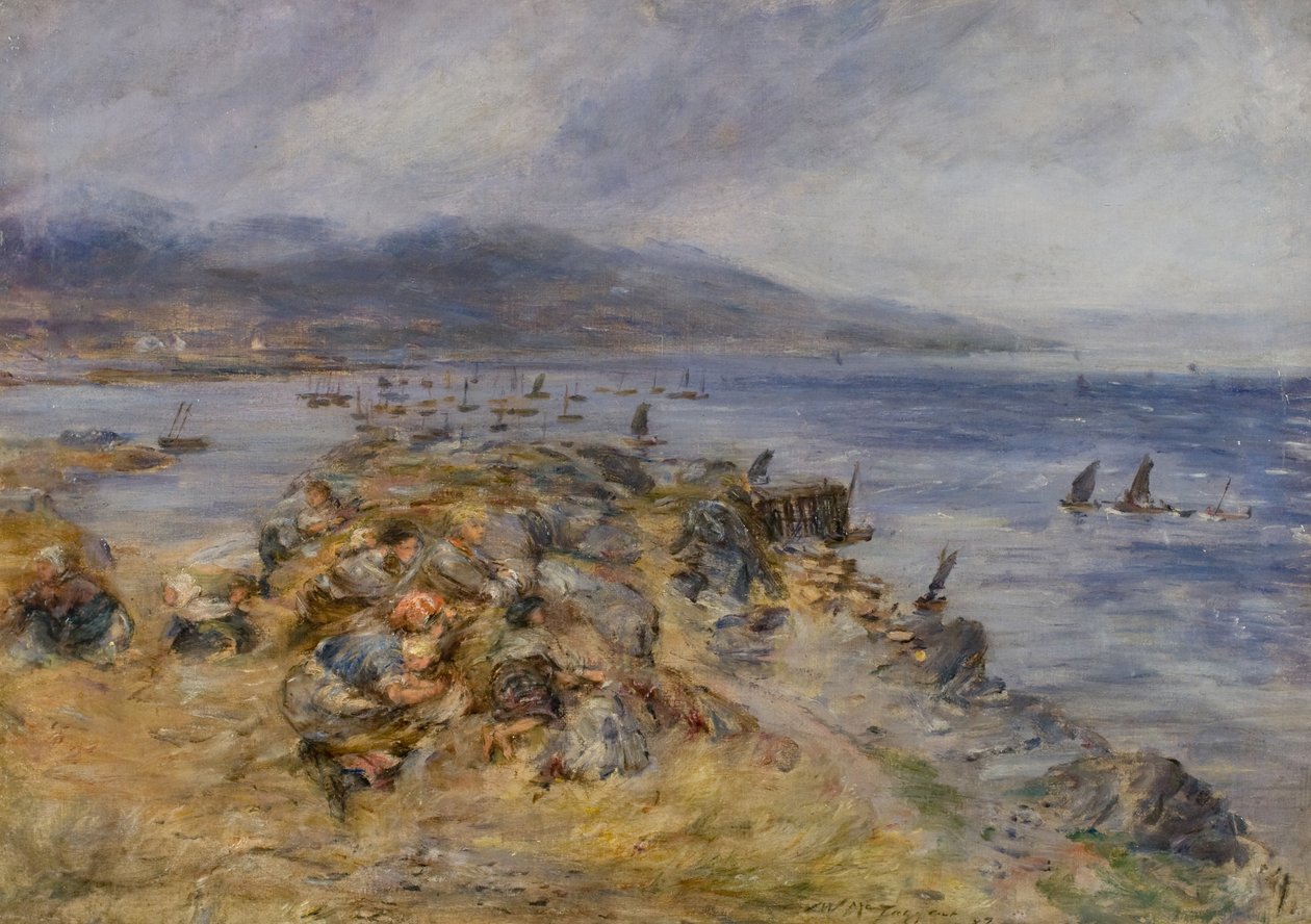 Vítr a déšť, Carradale od William McTaggart