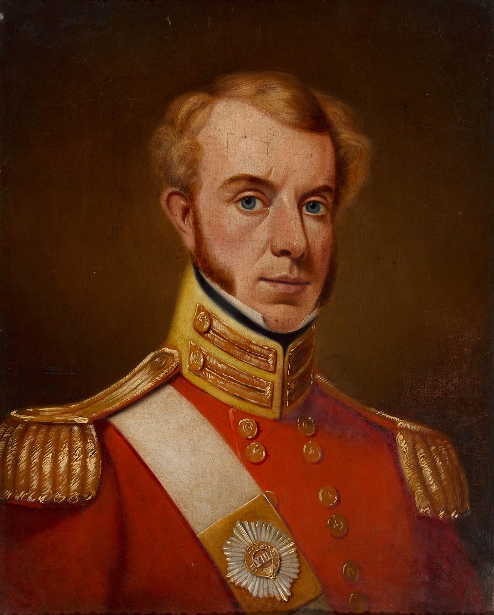 Poručík (později podplukovník) George Talbot, 8. bengálská domorodá pěchota od William Melville