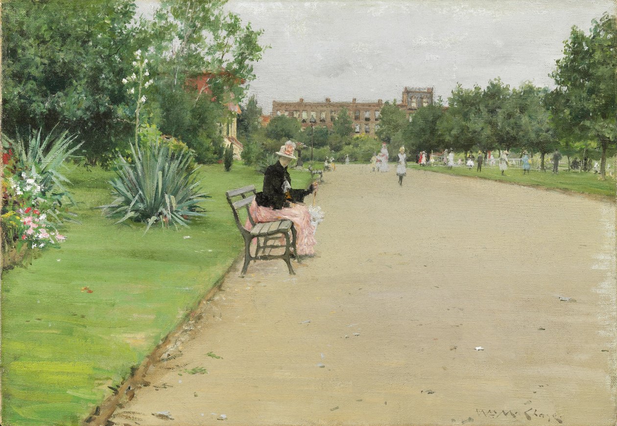 Městský park, kolem roku 1887 od William Merritt Chase