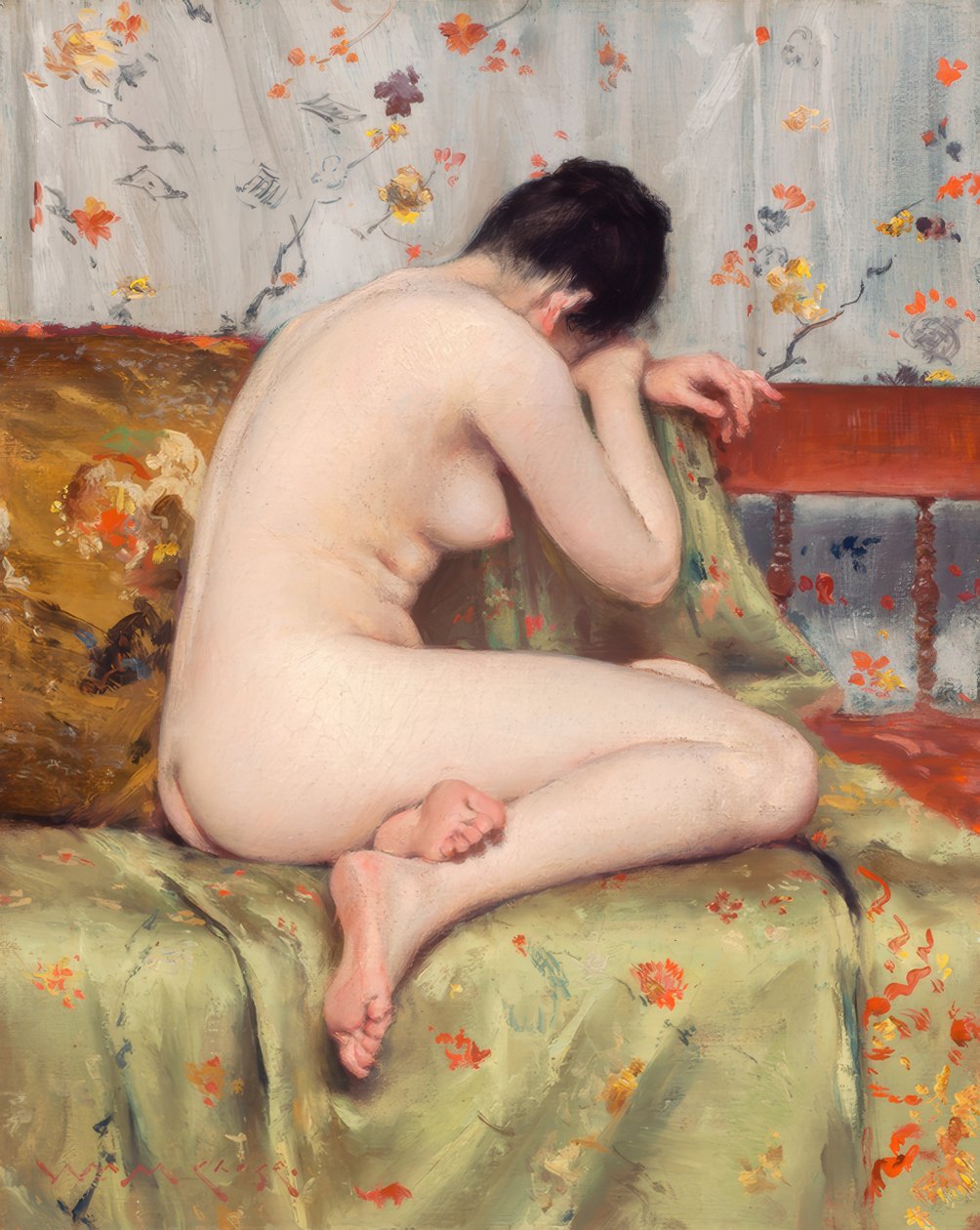 Moderní Magdalena od William Merritt Chase